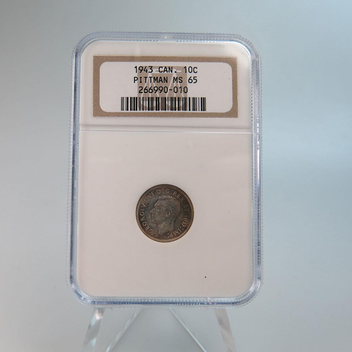 Canadian 1943 10 Cent