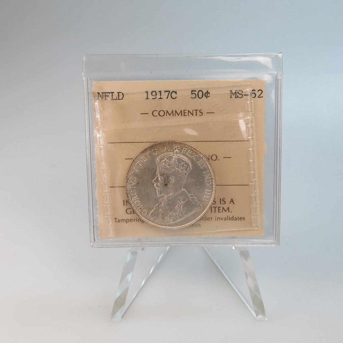 Newfoundland 1917C Fifty Cent