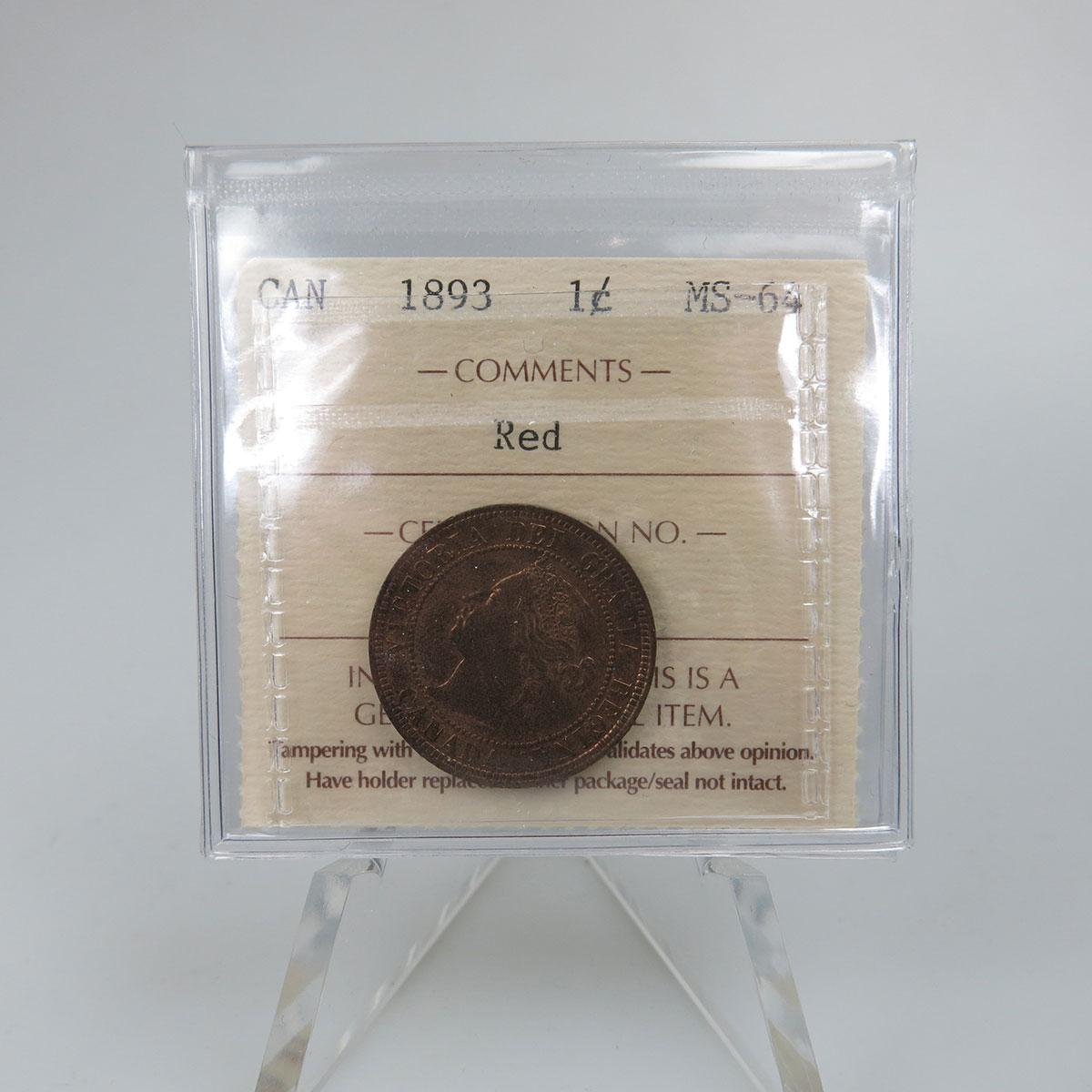 Canadian 1893 Penny