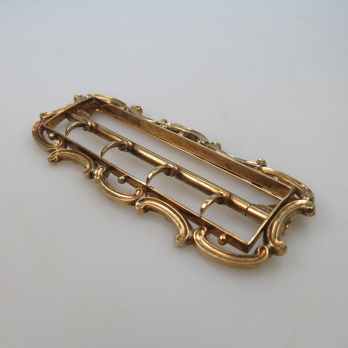 14k Yellow Gold Buckle
