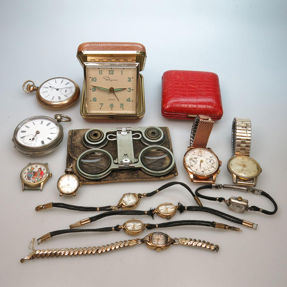 Quantity Of Various Clocks And Watches