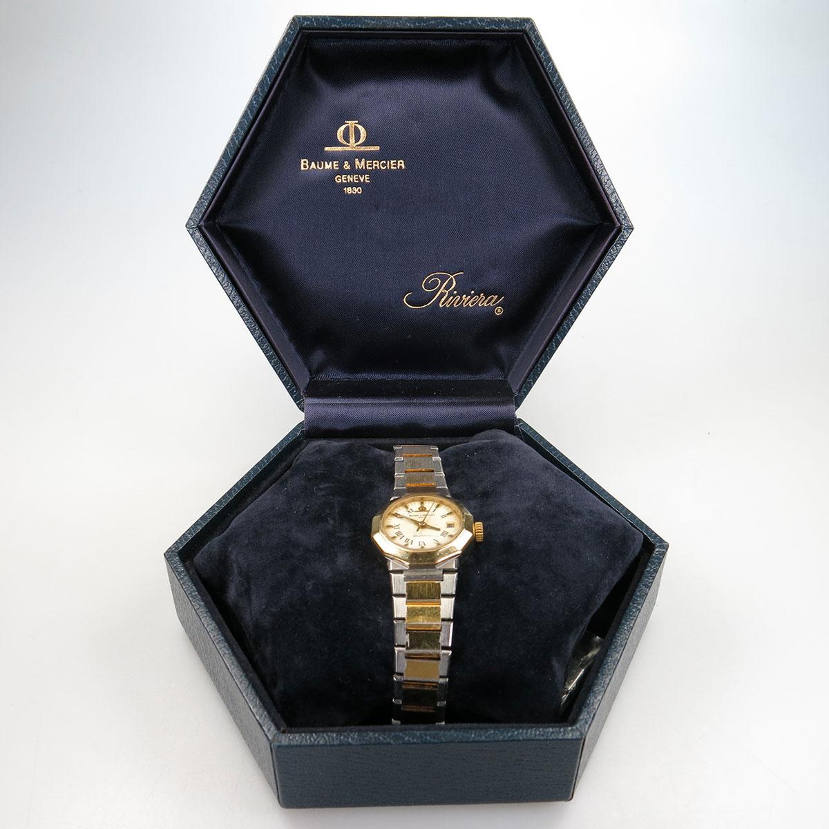 Lady’s Baume & Mercier “Riviera” Wristwatch, With Date