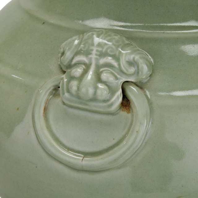 Large Celadon Vase, Qianlong Mark, Republican Period
