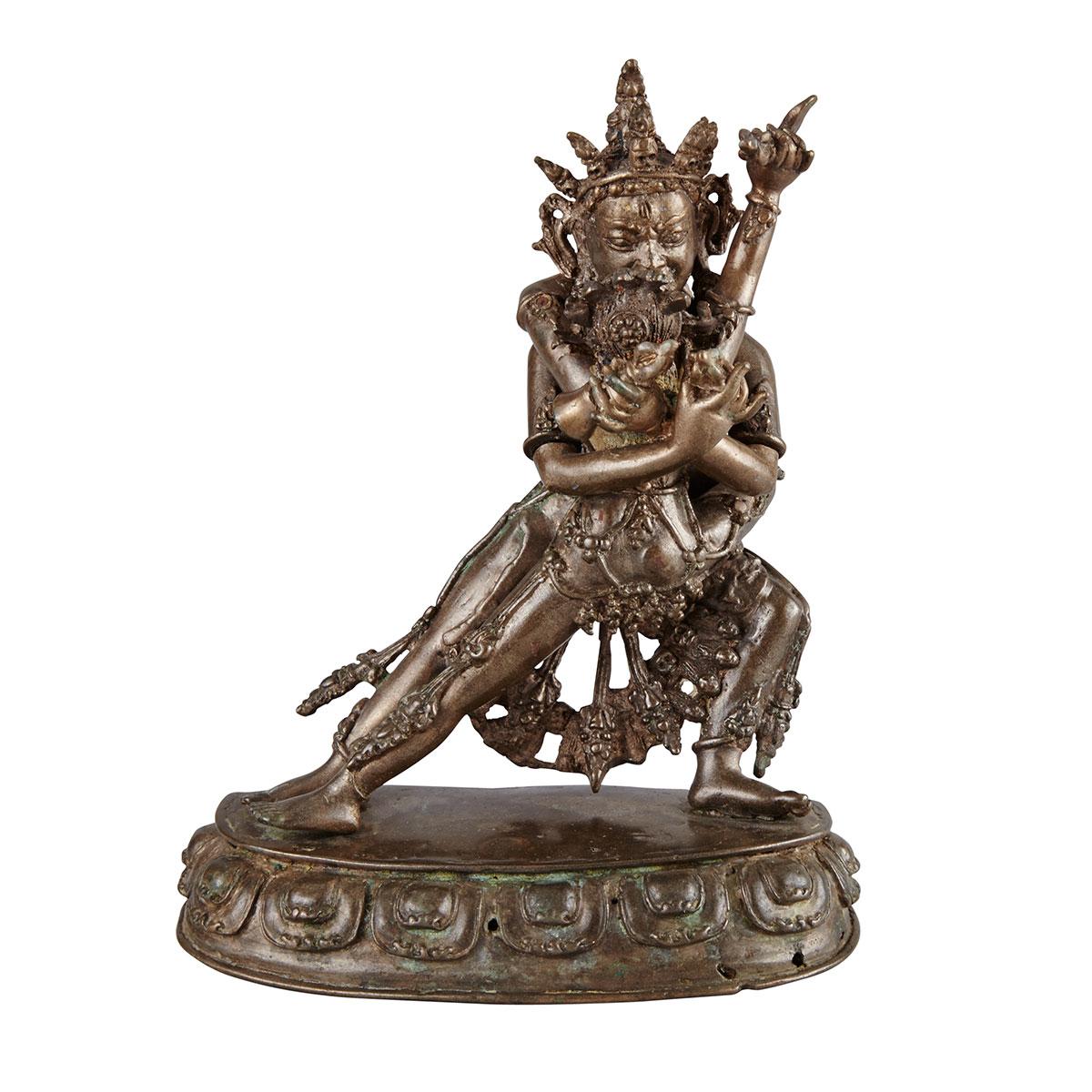 Bronze Figure of Chakrasamvara, Nepal, 16th/17th Century