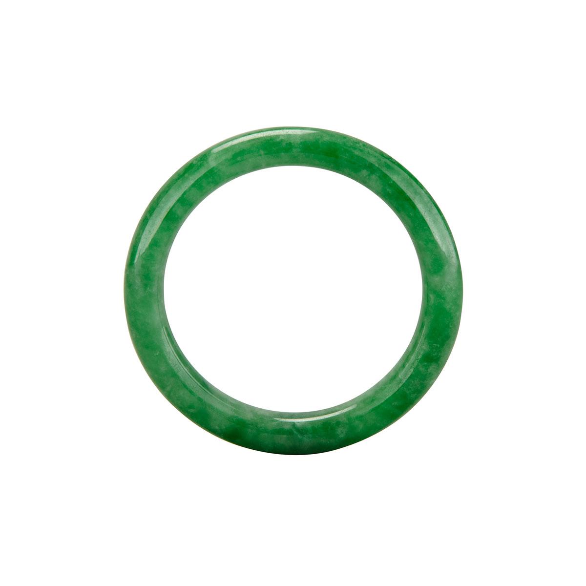 Spinach Green Jadeite Bangle