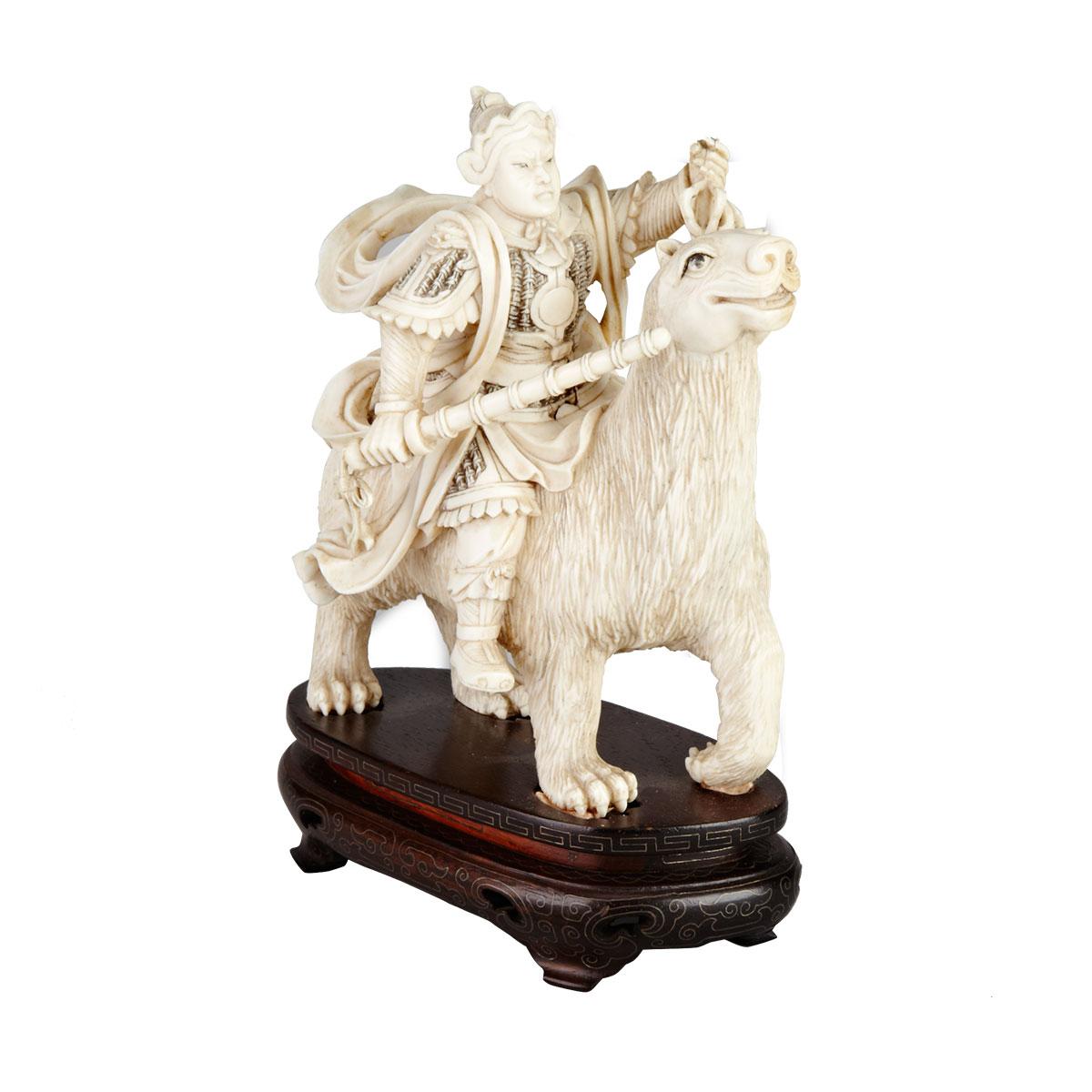 Ivory Carved Heavenly King