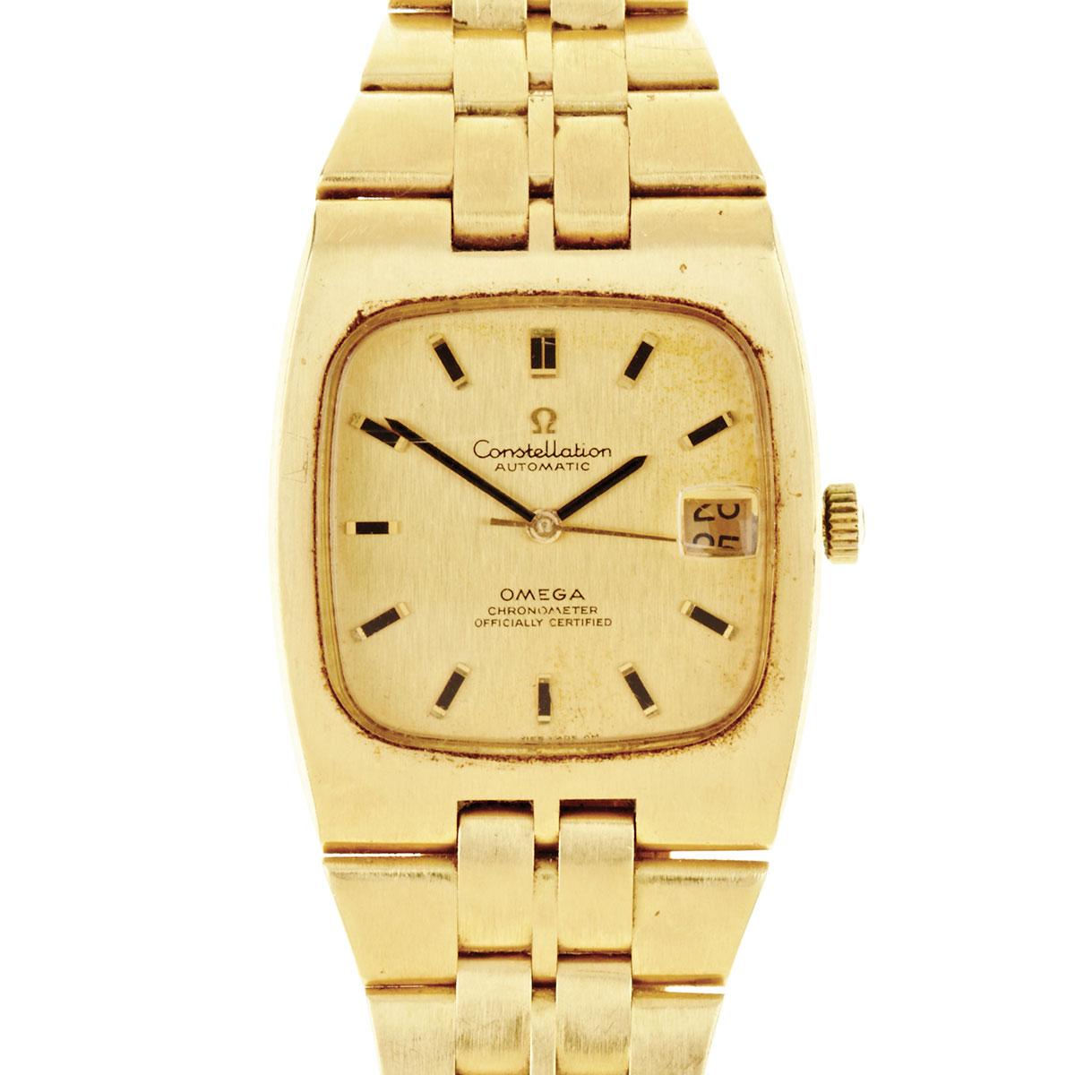 Men’s Omega Constellation Automatic Wristwatch, With Date; 