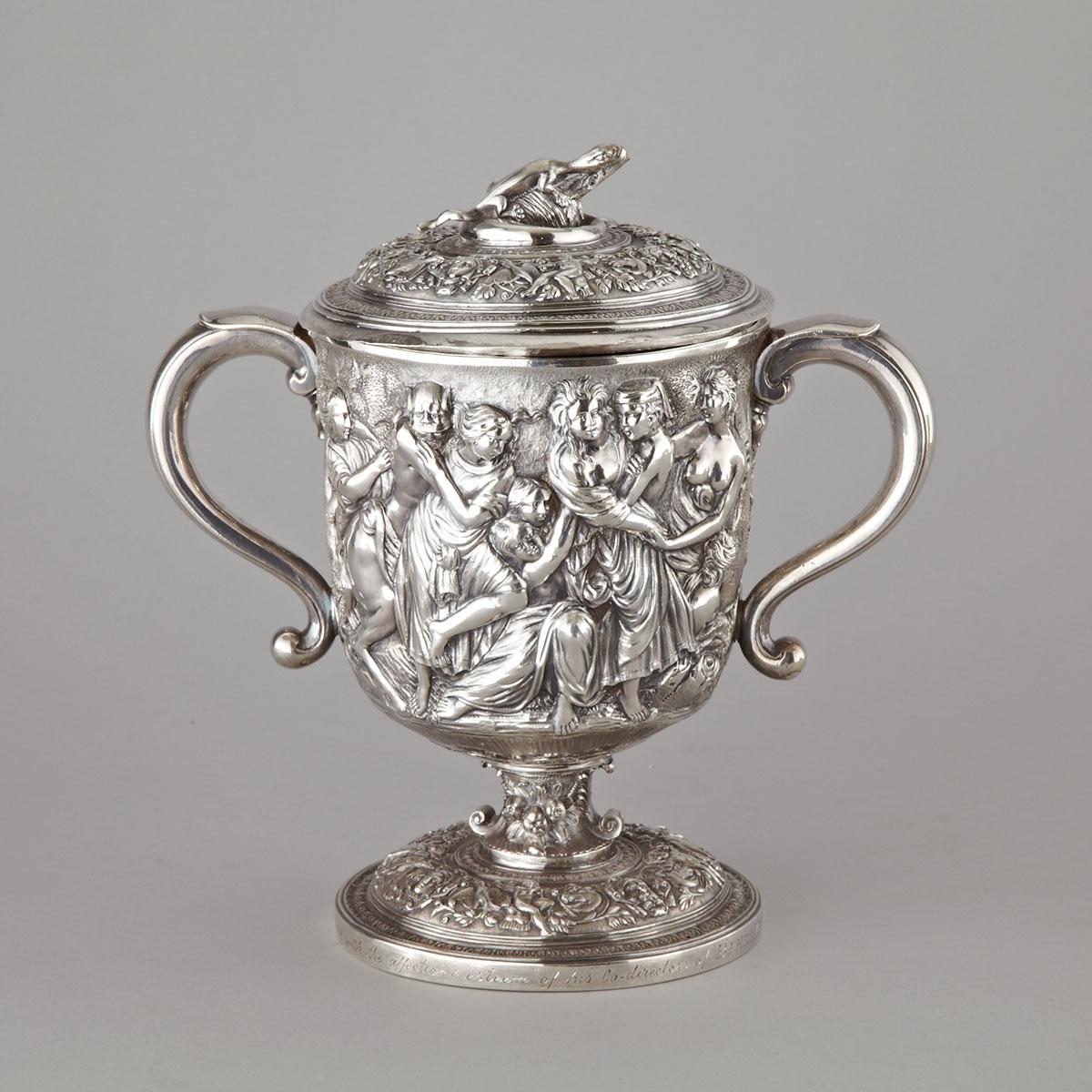 Late Georgian Silver Two-Handled Cup and Cover, c.1820