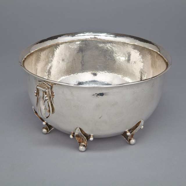 Canadian Silver Punch Bowl, Carl Poul Petersen, Montreal, Que., c.1972