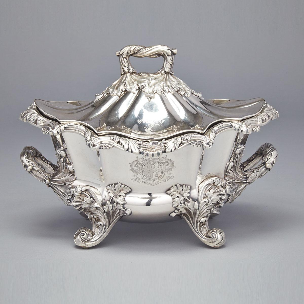 Old Sheffield Plate Covered Soup Tureen, Matthew Boulton, c.1830