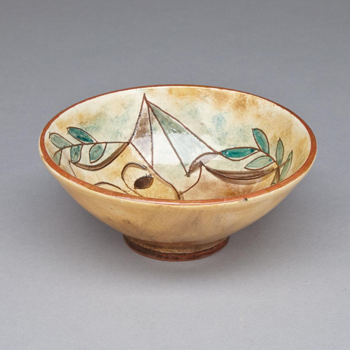 Brooklin Pottery Small Bowl, Theo and Susan Harlander, c.1960