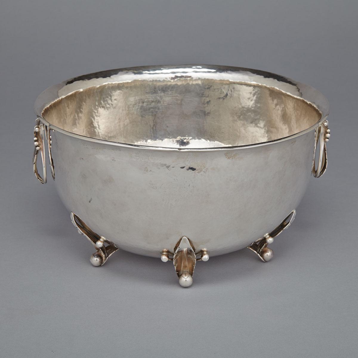 Canadian Silver Punch Bowl, Carl Poul Petersen, Montreal, Que., c.1972