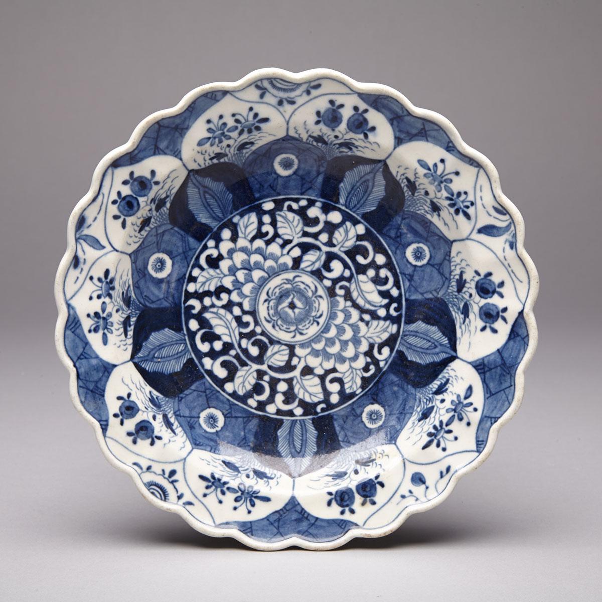 Worcester ‘K’ang Hsi Lotus’ Pattern Plate, c.1770-75