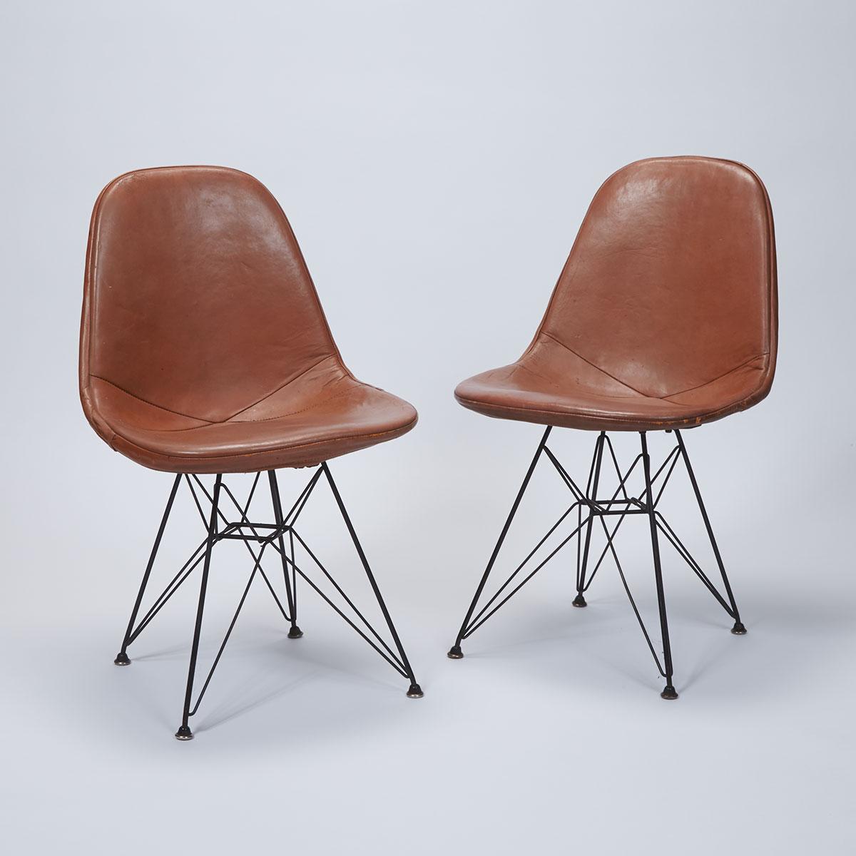 Pair of Eiffel Side Chairs by Charles and Ray Eames for Herman Miller