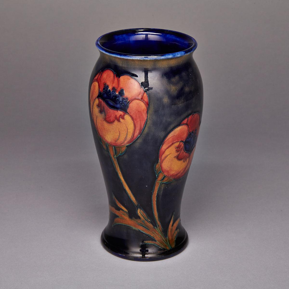Moorcroft ‘Poppy’ Vase, c.1925