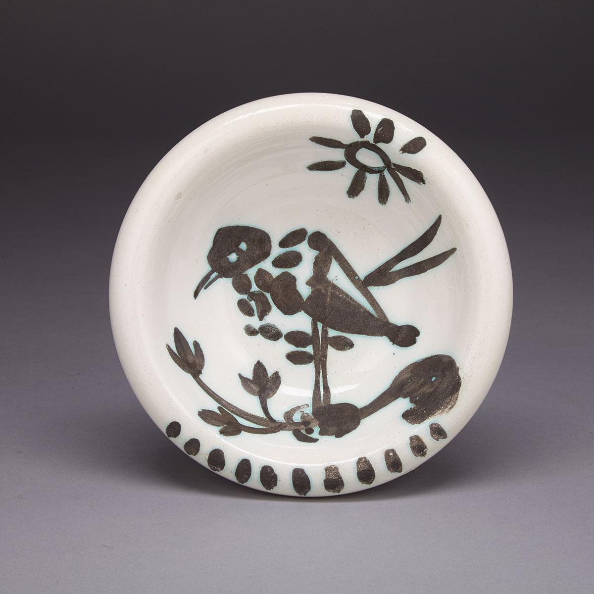 ‘Bird Under the Sun’, Pablo Picasso Small Bowl, c.1952