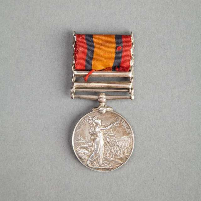 Boer War: Queen’s South Africa Medal to 8277 Private A. Mackie, Gordon Highlanders