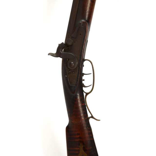 Percussion Kentucky Rifle, H. E. Leman, Lancaster, PA., mid 19th century