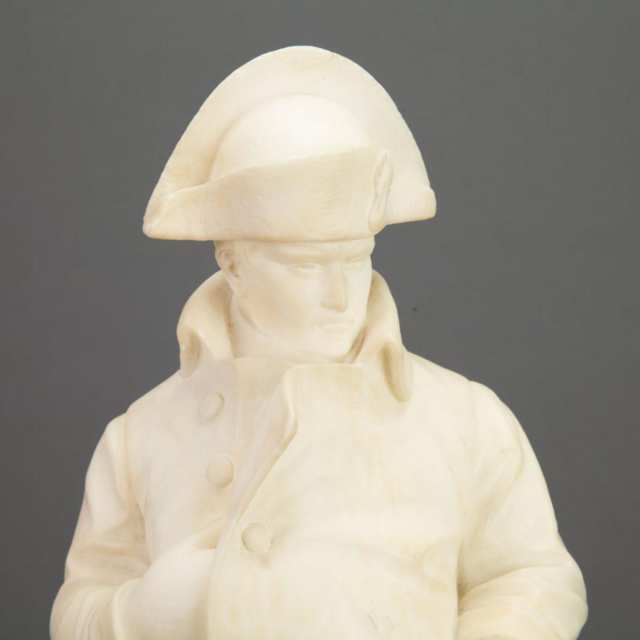 Carved Alabaster Figure of Napoleon, 19th century