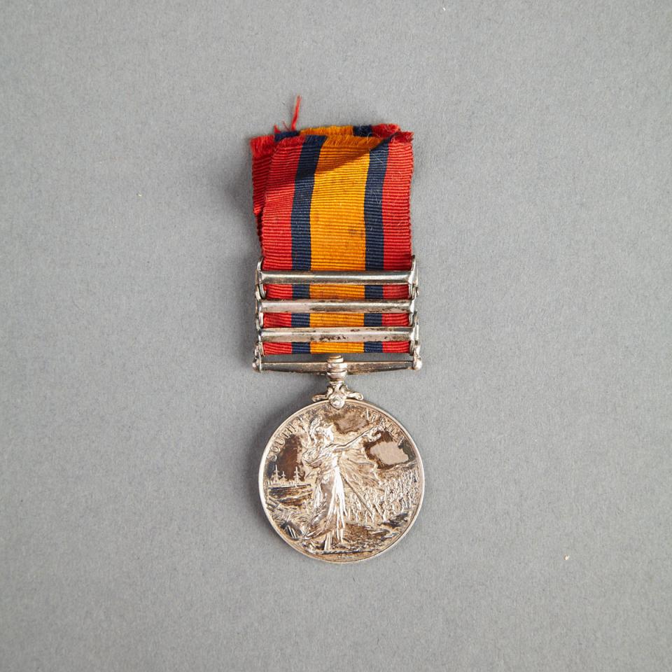 Boer War: Queen’s South Africa Medal to 2842 Sejt. H. O’Connor, Rl: Muns: Fus. 