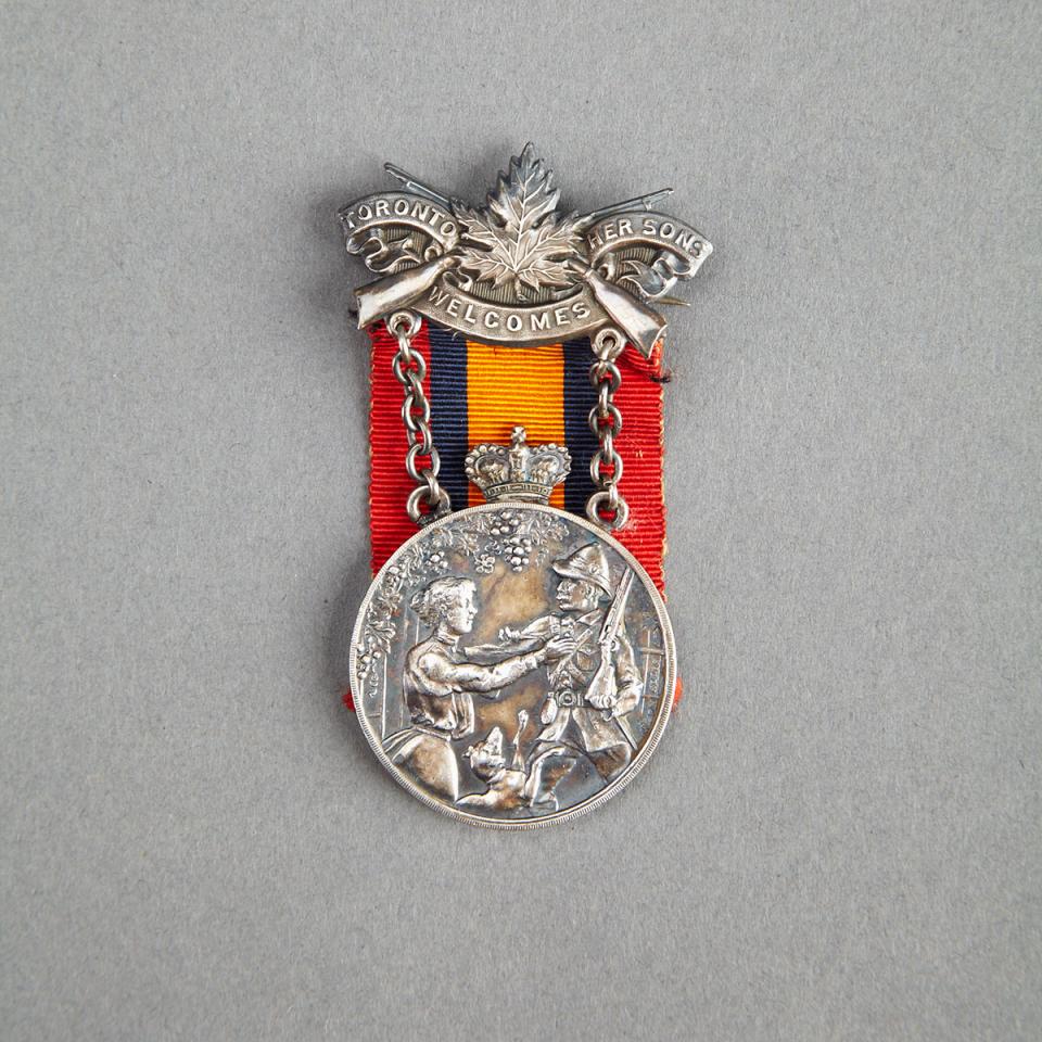 Toronto Tribute Medal, 1902