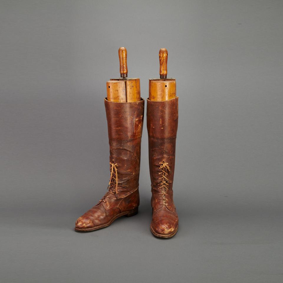 Pair of Canadian ‘Strathcona’ Boots to J. V. N. Williams, Toronto, c.1900