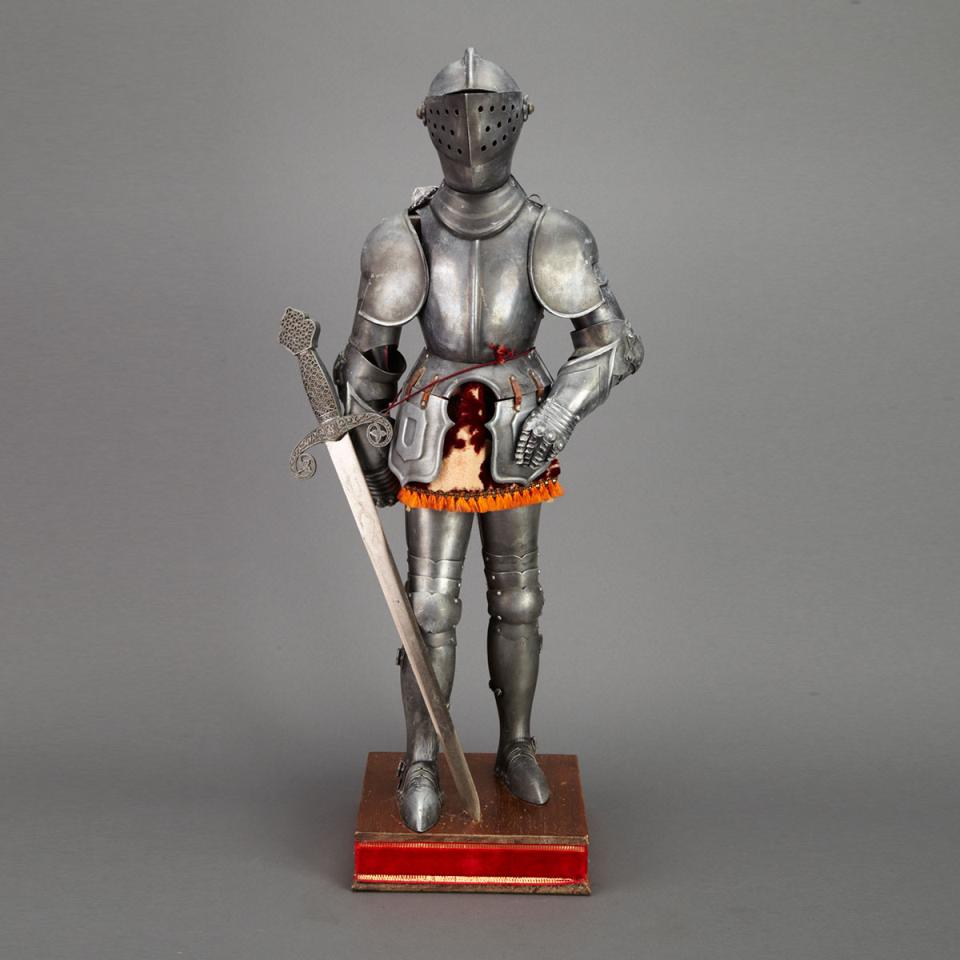 Model of a Suit of Armour, mid 20th century