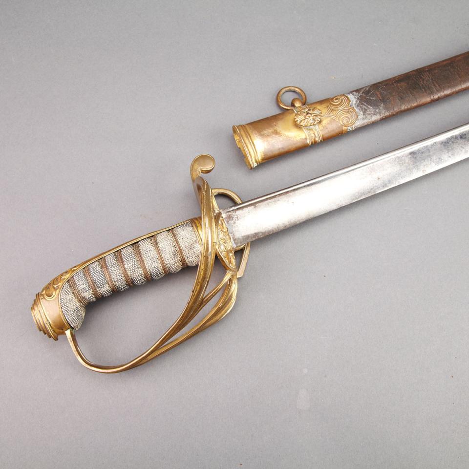 Victorian 1822 Pattern Infantry Officer’s Sword, 19th century
