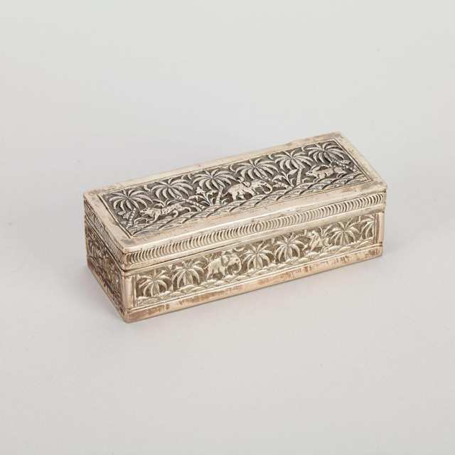 Group of Nine Metal Storage Boxes, Indo-Persia, Mostly 19th Century