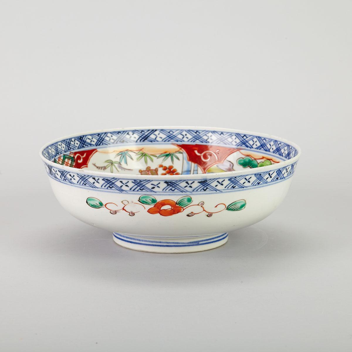 Kutani Bowl, Meiji Period, Circa 1900
