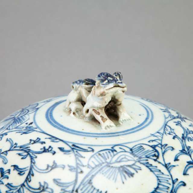 Two Blue and White Porcelain Wares, Circa 1900