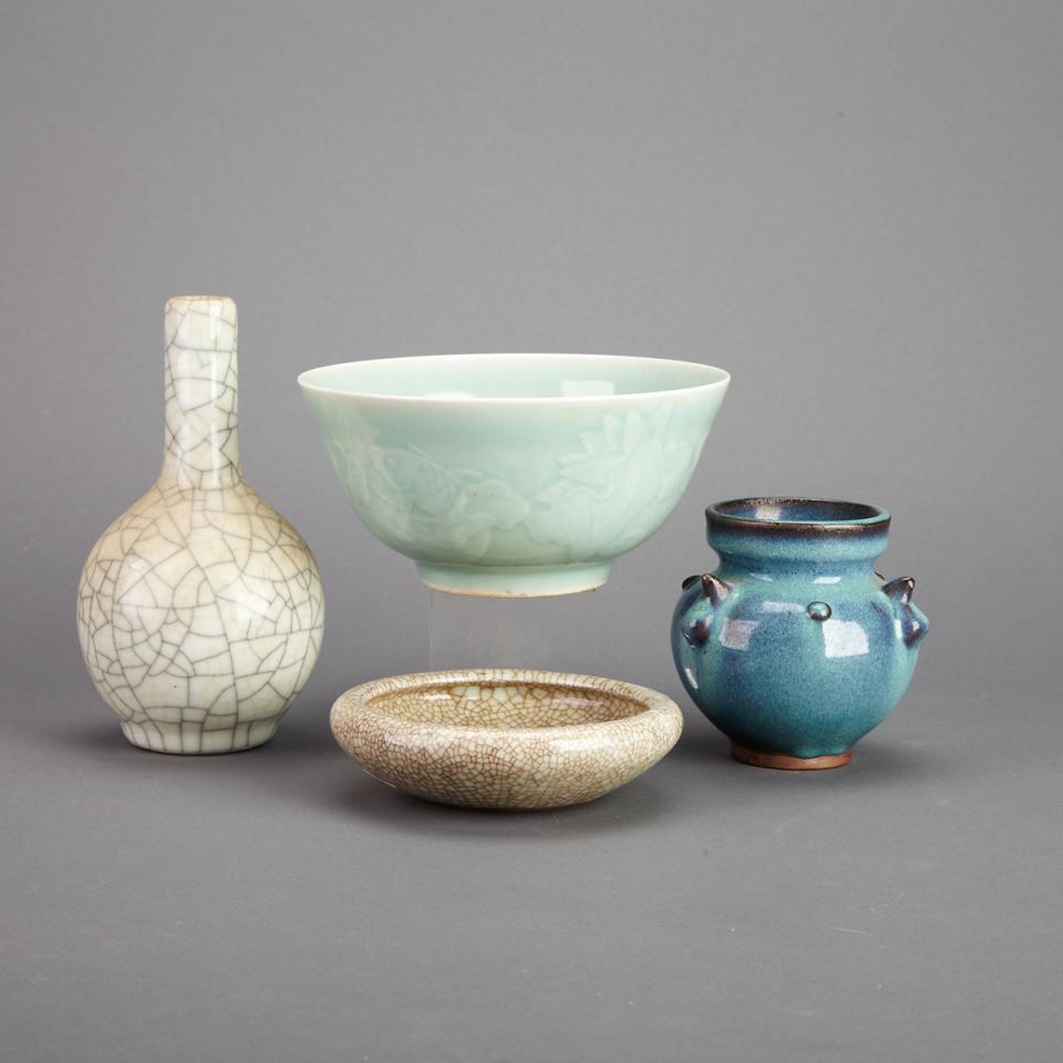 Four Chinese Ceramic Wares