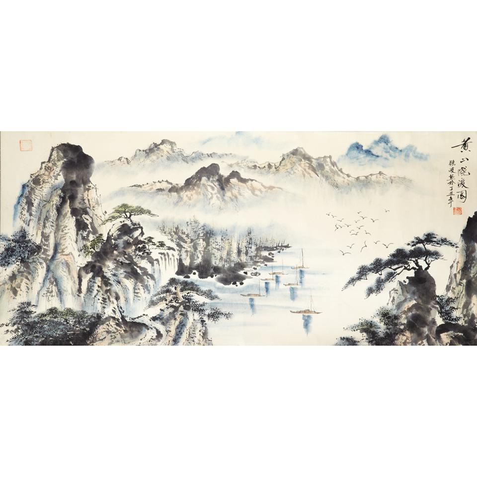 Two Chinese School Scroll Paintings