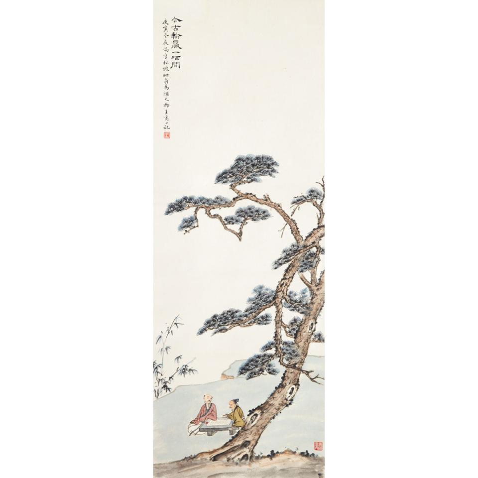 Two Chinese School Scroll Paintings