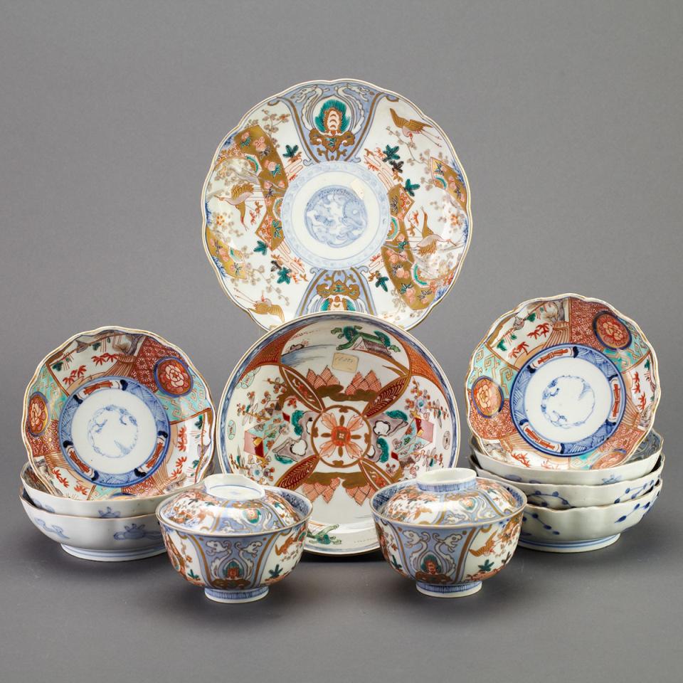 Group of 11 Imari Porcelain 