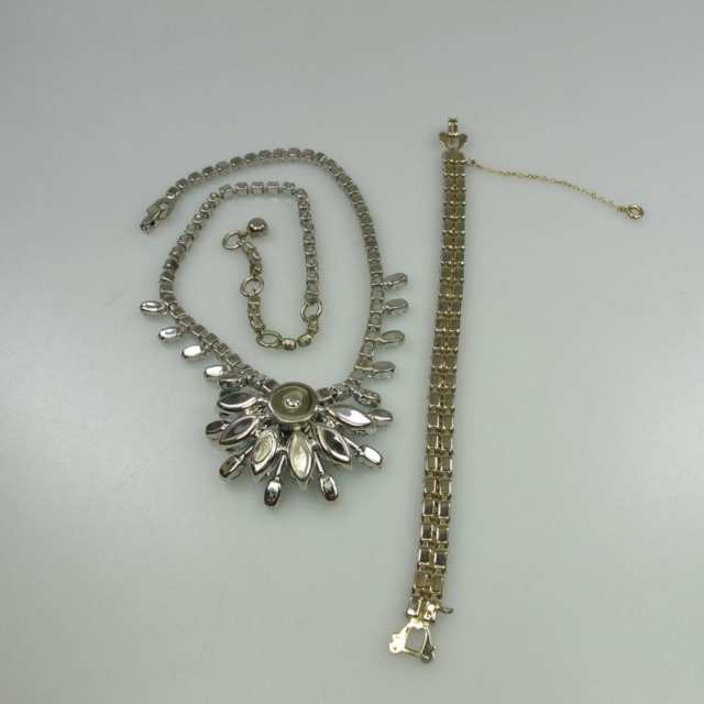 Sherman Metal Necklace And Bracelet