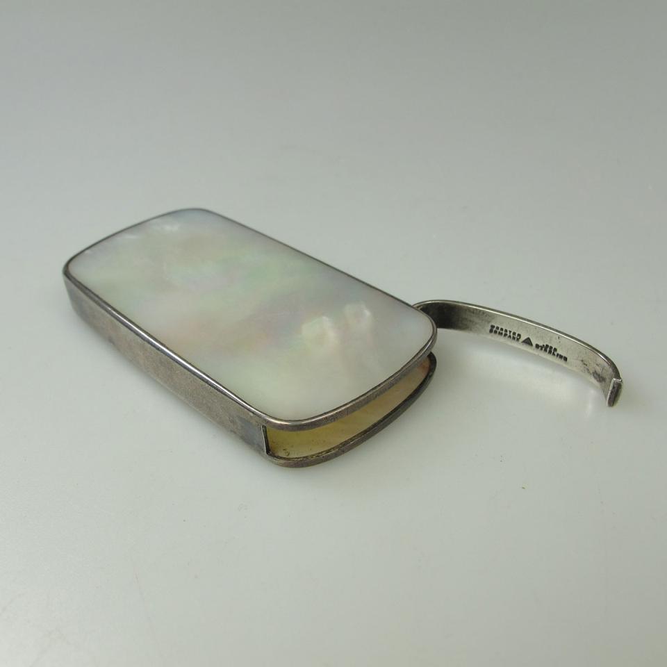 Webster Co. Sterling Silver And Mother-Of-Pearl Match Box