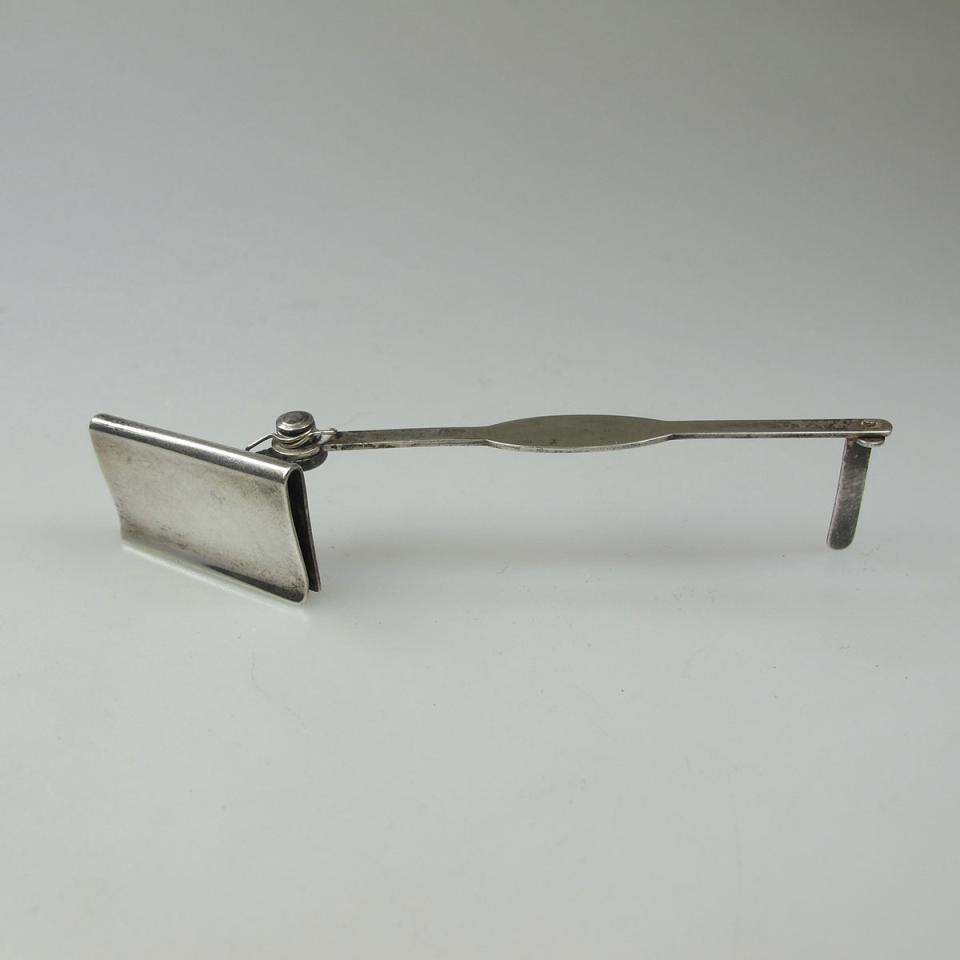 Asprey Of London English Silver Mechanical Bookmark