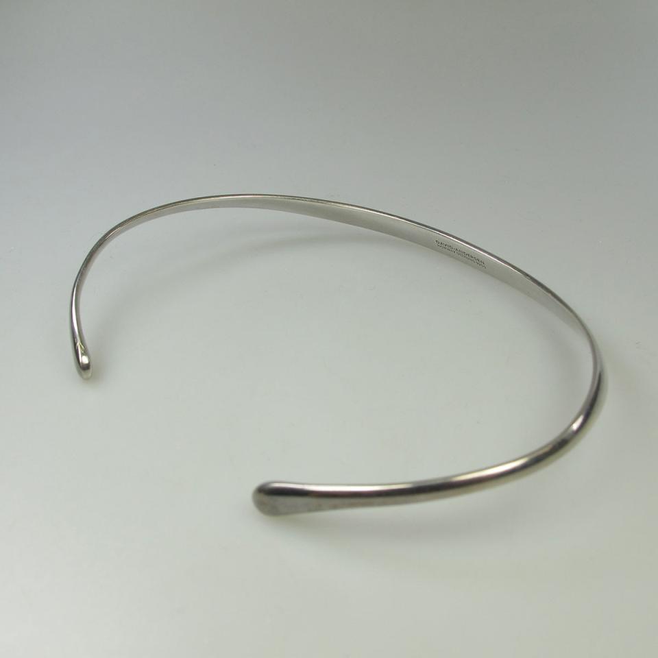 David Andersen Norwegian Sterling Silver Torque Necklace