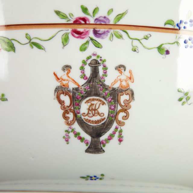 Samson ‘Chinese Export’ Armorial Punch Bowl, late 19th century