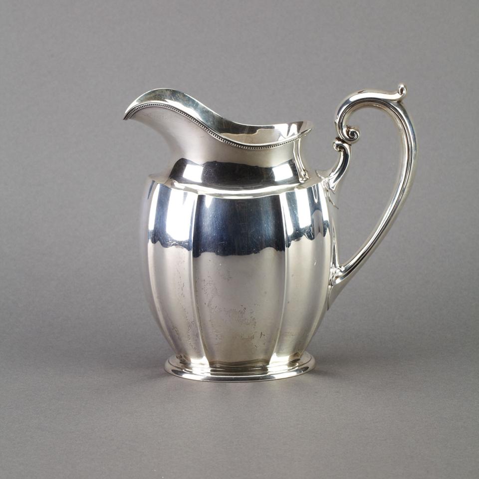 American Silver Water Jug, Gorham Mfg. Co., Providence, R.I., 20th century