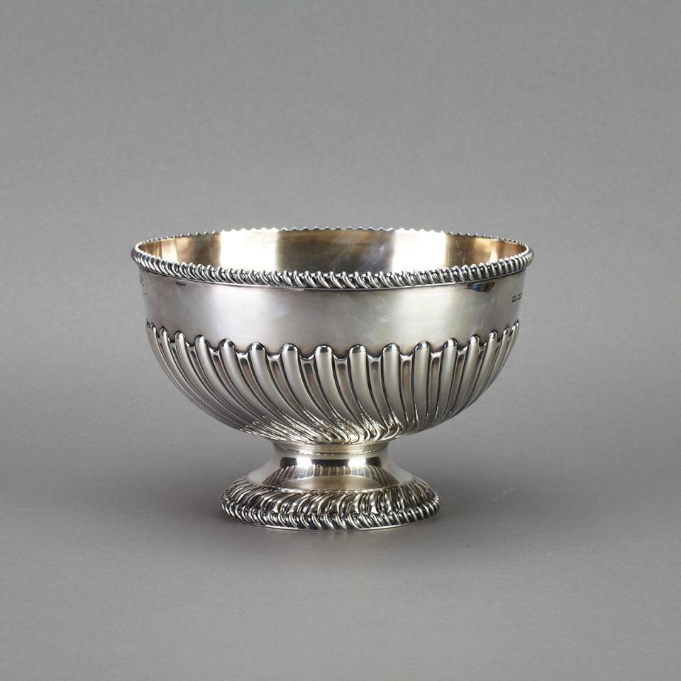 English Silver Footed Bowl, Atkin Bros., Sheffield, 1910
