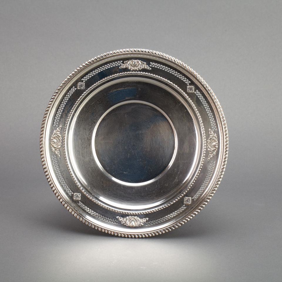 Canadian Silver Pierced Cake Plate, Henry Birks & Sons, Montreal, Que., 1943