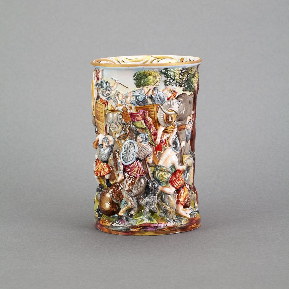 ‘Naples’ Cylinder Vase, c.1900