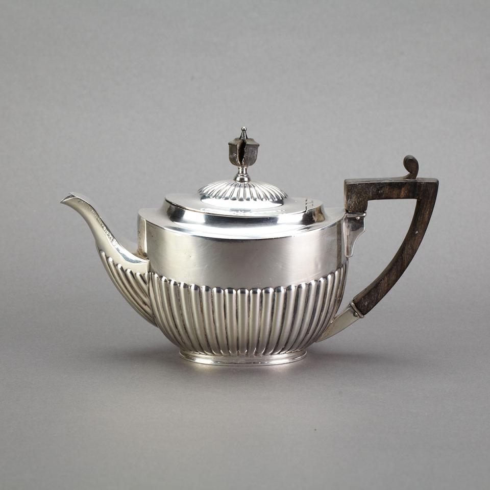 Late Victorian Silver Teapot, William Hutton & Sons, London, 1896
