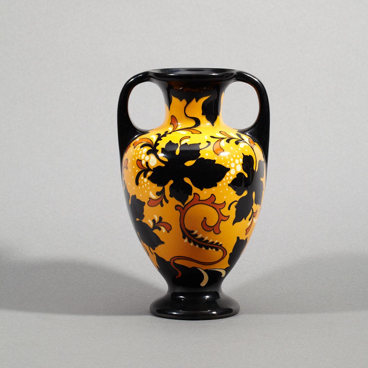 Regina Gouda ‘Robur’ Two-Handled Vase, 20th century