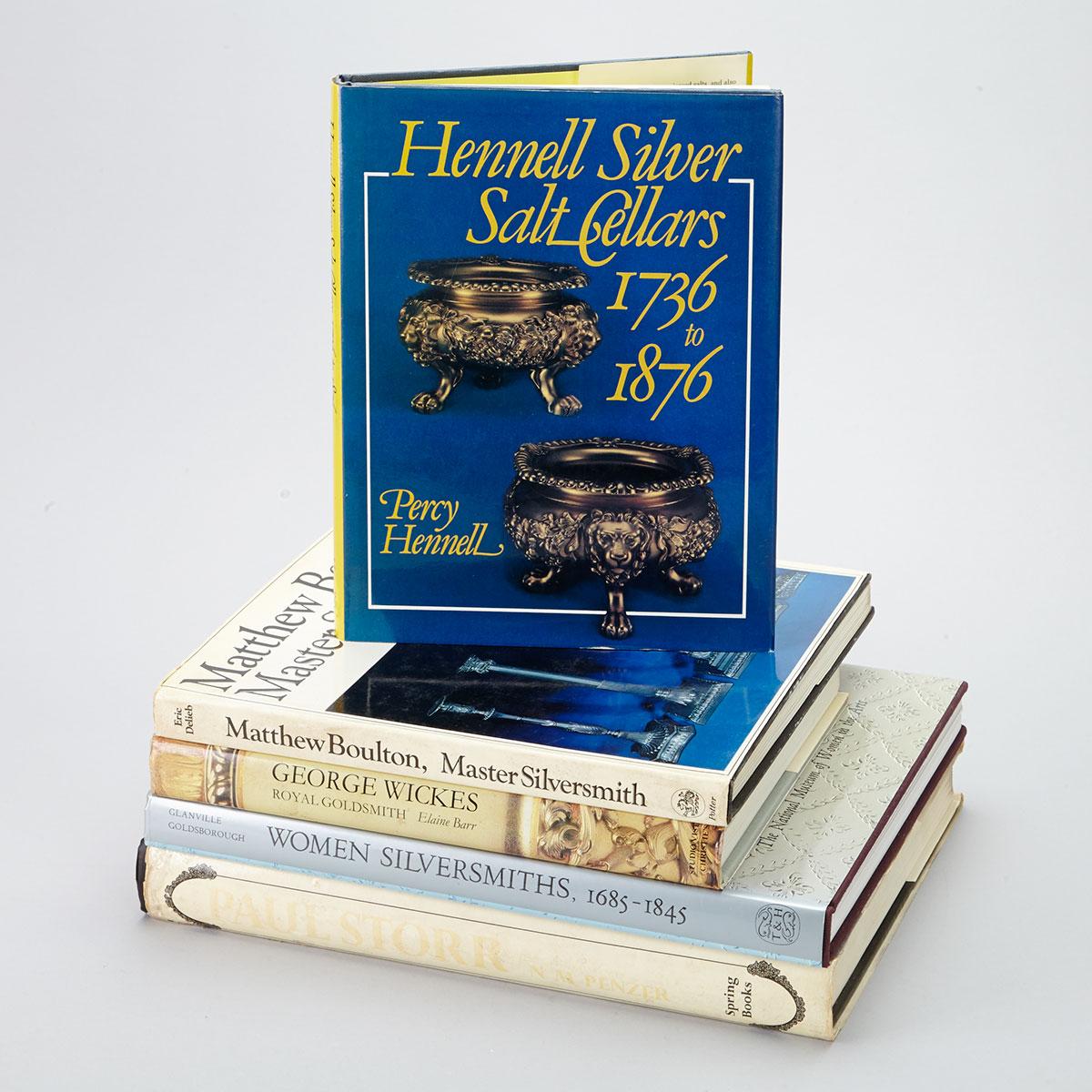 [Reference Books] Silversmiths, Five Volumes