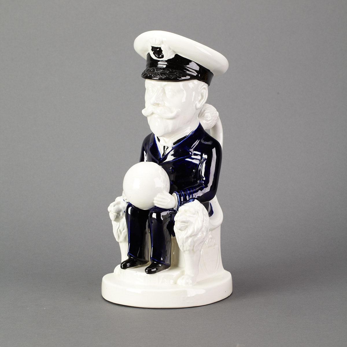 Wilkinson ‘King George V’ Toby Jug, Sir Francis Carruthers Gould, 1919