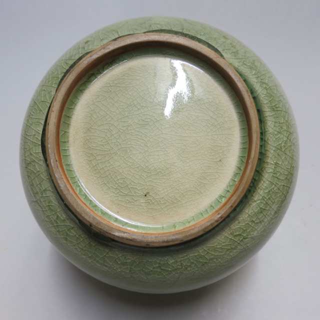 Pair of Celadon Yaozhou Bowls