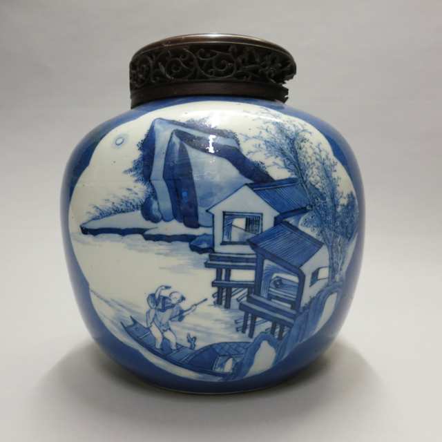 Blue and White Ginger Jar, 19th/20th Century